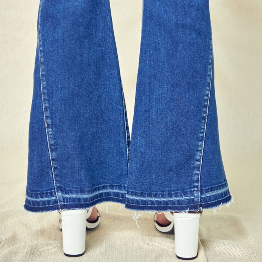 KanCan High Rise Flare Leg Jeans 9/28 - Picture 7 of 16